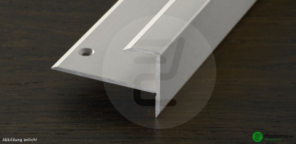 PROSTEP - Treppenkantenprofil silber 13 bis 15 mm